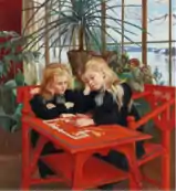 Playing Dominoes (1912)