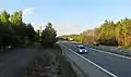 Highway D4 near Voznice.