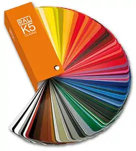 A RAL colour fan.