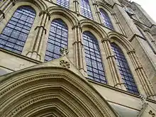 Detail of the western façade.