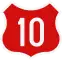 National Road 10 shield}}