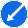 Keep left
