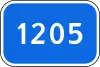 Kilometer sign