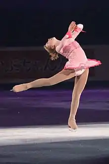 Layback spin(Rachael Flatt)