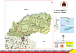 Official map of the Administrative post