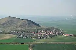 View from the east
