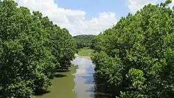 Rattlesnake Creek on the township's southwestern border