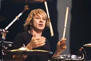 Luzier during a Korn concert in 2010
