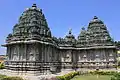 Rear profile of Mallikarjuna temple at Hirenallur