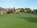 View across cricket green