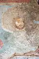 A damaged fresco