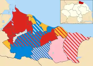 2003 results map