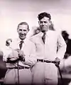 Golf professionals Wilfrid Reid (left) and Joe Devany circa 1925