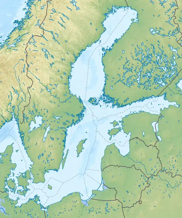 Tczew is located in Baltic Sea