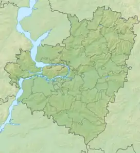 Zhiguli Mountains is located in Samara Oblast