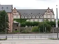 The castle seen from the East, Kirchenbau, Photo: Erkaha