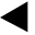 A black isosceles triangle pointing left