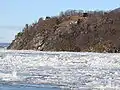 Ruins of Redoubt #7 on the western bluff of the island