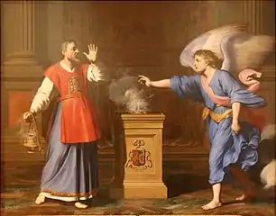 Reynaud Levieux&nbsp;[fr], The Archangel Gabriel Appearing to Zacharias.