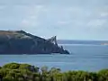 Rhino Head at the eastern end of Stenhouse Bay