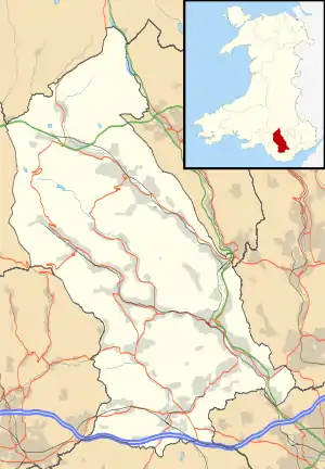 Llanilid is located in Rhondda Cynon Taf
