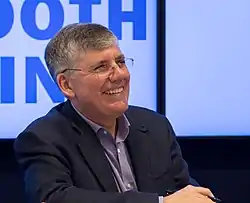 Riordan at BookExpo America in 2018