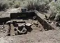 *Open excavation pit