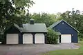 Garage and Wagonshed/corn crib.