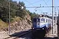 1061 locomotive pulling an InterCity from Zagreb, 2004