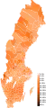 Map results for the Christian Democrats (KD)