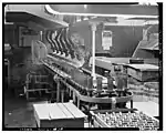 Glazing machine in old factory