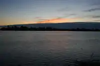 A large river.