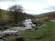 River Wharfe in Langstrothdale.mw-parser-output .geo-default,.mw-parser-output .geo-dms,.mw-parser-output .geo-dec{display:inline}.mw-parser-output .geo-nondefault,.mw-parser-output .geo-multi-punct{display:none}.mw-parser-output .longitude,.mw-parser-output .latitude{white-space:nowrap}54°12′33.62″N 2°9′22.87″W﻿ / ﻿54.2093389°N 2.1563528°W﻿ / 54.2093389; -2.1563528