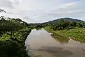 The river seen from the Salleh Sulong Bridge.