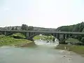 Road bridge in front of Byala bridge.