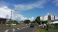 Road in Salelologa.