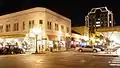 Roanoke City Market Historic District at Night