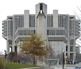 Robarts Library (Toronto, Canada), 1973, by Mathers & Halden Architects