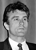 Photo of Robert De Niro at the Deauville Film Festival, 1988.