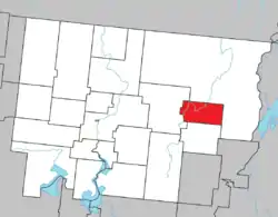 Location within Abitibi RCM.