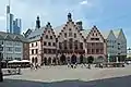 The Römerberg is the central square of the Altstadt