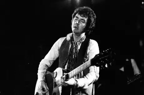 Lane performing with Slim Chance in 1975