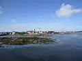 Roscoff from Bridge to the ferry to Île-de-Batz at low tide