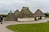 Reconstucted houses at Stonehenge