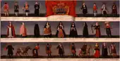 Traditional dresses from XVIII century Lisbon