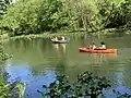 When the weather is right, the D&R Canal and its corresponding river attracts many rowers. Pictured in Princeton in Summer 2020.