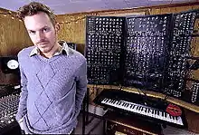Roy Harter in his home studio, 2003