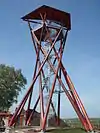 cs:Slunečná (rozhledna), (Sunny (lookout tower)) is a simpler hyperboloid structure, Velké Pavlovice, Czech Republic, 2009.