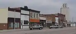 Downtown Rushville: west side of north Main Street
