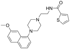 Skeletal formula of S-14671